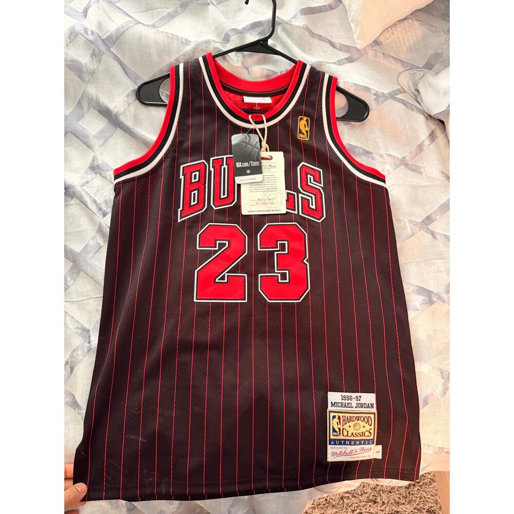 Michael Jordan Youth Large Mitchell and Ness Jersey